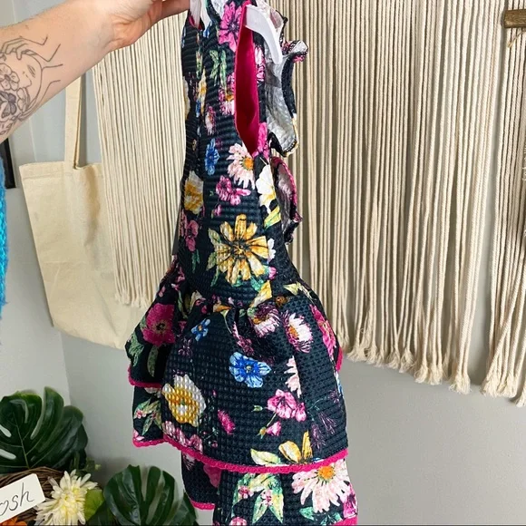 Tahari Baby NWT 2 Piece Floral Tulle Lined Sleeveless Dress Size 18 Month - Picture 9 of 14